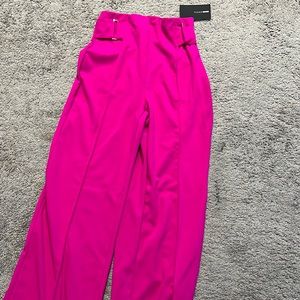 Fashion Nova Highwaist Pink Trousers